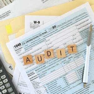 Being audited by the IRS for your income taxes. Tax return audit